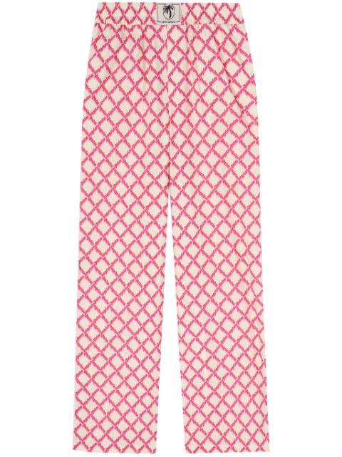 logo split trousers by PALM ANGELS