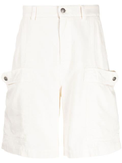 lyocell-cotton blend cargo shorts by PALM ANGELS
