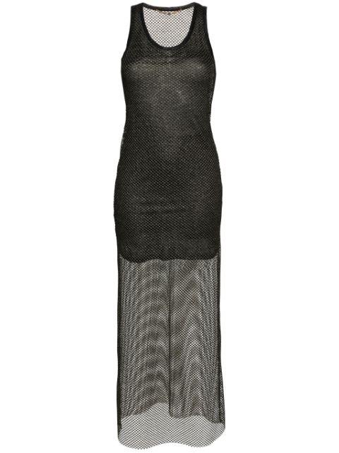 mesh maxi dress by PALM ANGELS