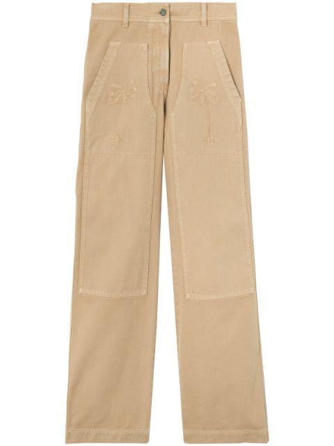 mid-rise straight-leg trousers by PALM ANGELS
