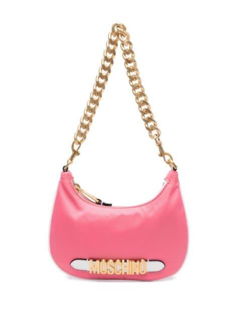 mini Big Palm logo-embossed clutch bag by PALM ANGELS