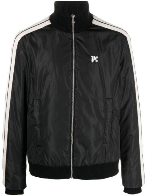 monogram-embroidered padded bomber jacket by PALM ANGELS