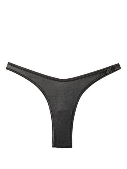 monogram-plaque bikini bottoms by PALM ANGELS