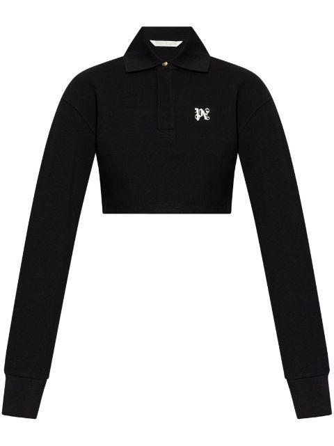 monogram polo top by PALM ANGELS
