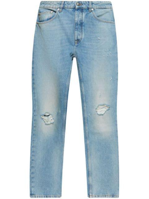 monogram-print jeans by PALM ANGELS