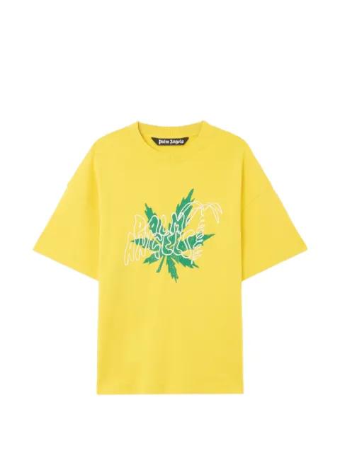 palm leaf graphic T-shirt by PALM ANGELS
