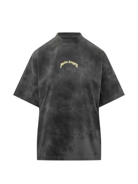 palm-print acid-wash T-shirt by PALM ANGELS