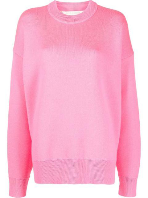 palm-tree intarsia-knit jumper by PALM ANGELS