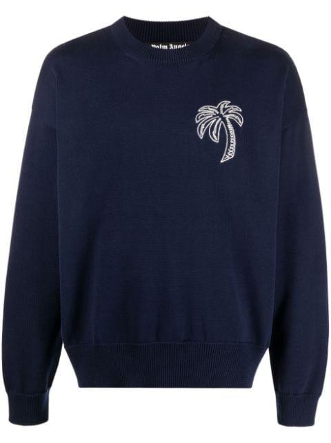 palm tree jumper by PALM ANGELS