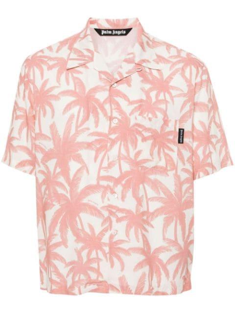 palm-tree print shirt by PALM ANGELS