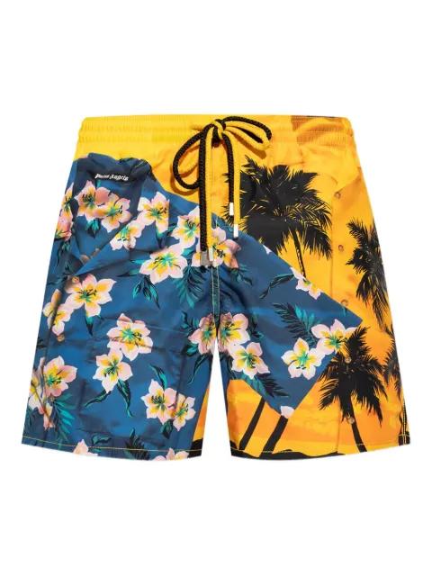 palm-tree print swim shorts by PALM ANGELS