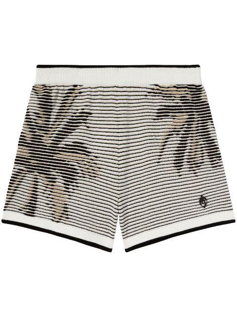 palms-jacquard kniited shorts by PALM ANGELS