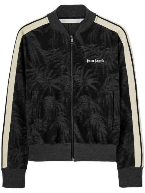 pams-jacquard zipped sweater by PALM ANGELS