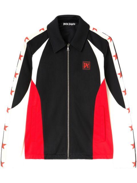 panelled logo-print jacket by PALM ANGELS