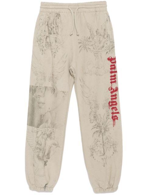 pencil all-over track pants by PALM ANGELS