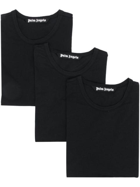 plain stretch-cotton T-shirt by PALM ANGELS