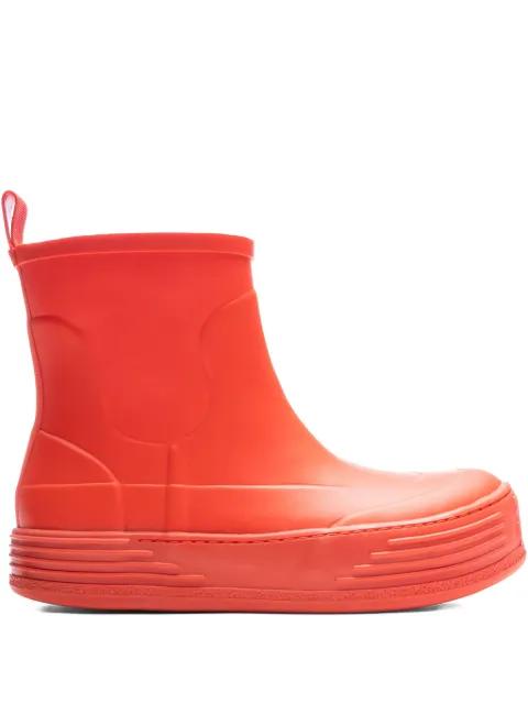 platform rubber boots by PALM ANGELS