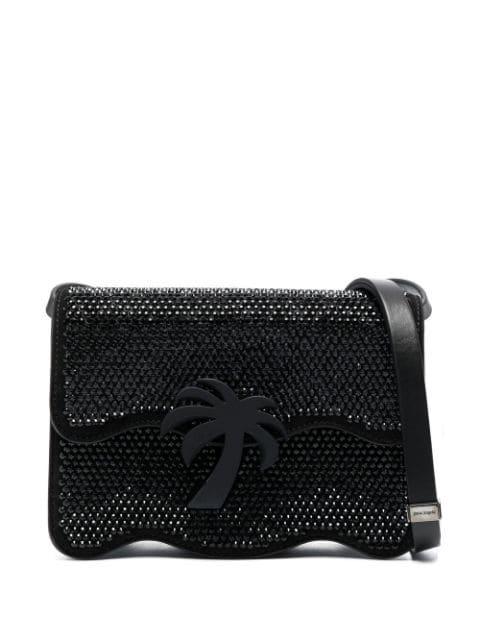 rhinestone-embellished shoulder bag by PALM ANGELS