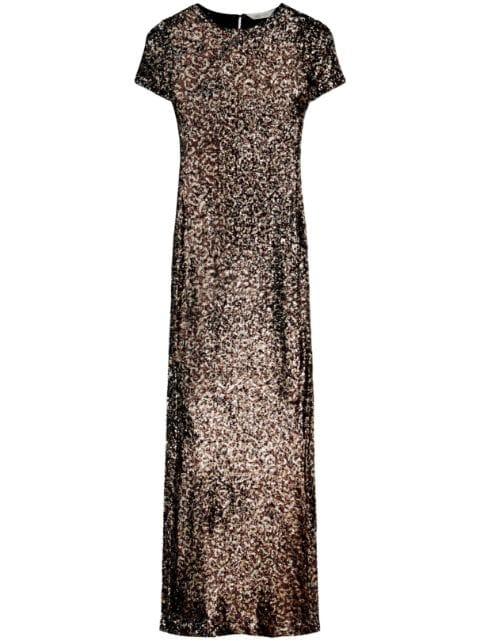 sequinned maxi dress by PALM ANGELS