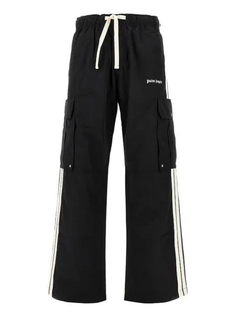 side-stripe cargo track pants by PALM ANGELS