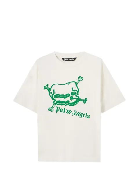 skull graphic T-shirt by PALM ANGELS