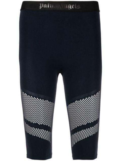 slim-fit mesh-detail shorts by PALM ANGELS