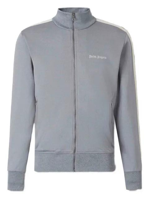 stripe-detail zip-fastening sweatshirt by PALM ANGELS