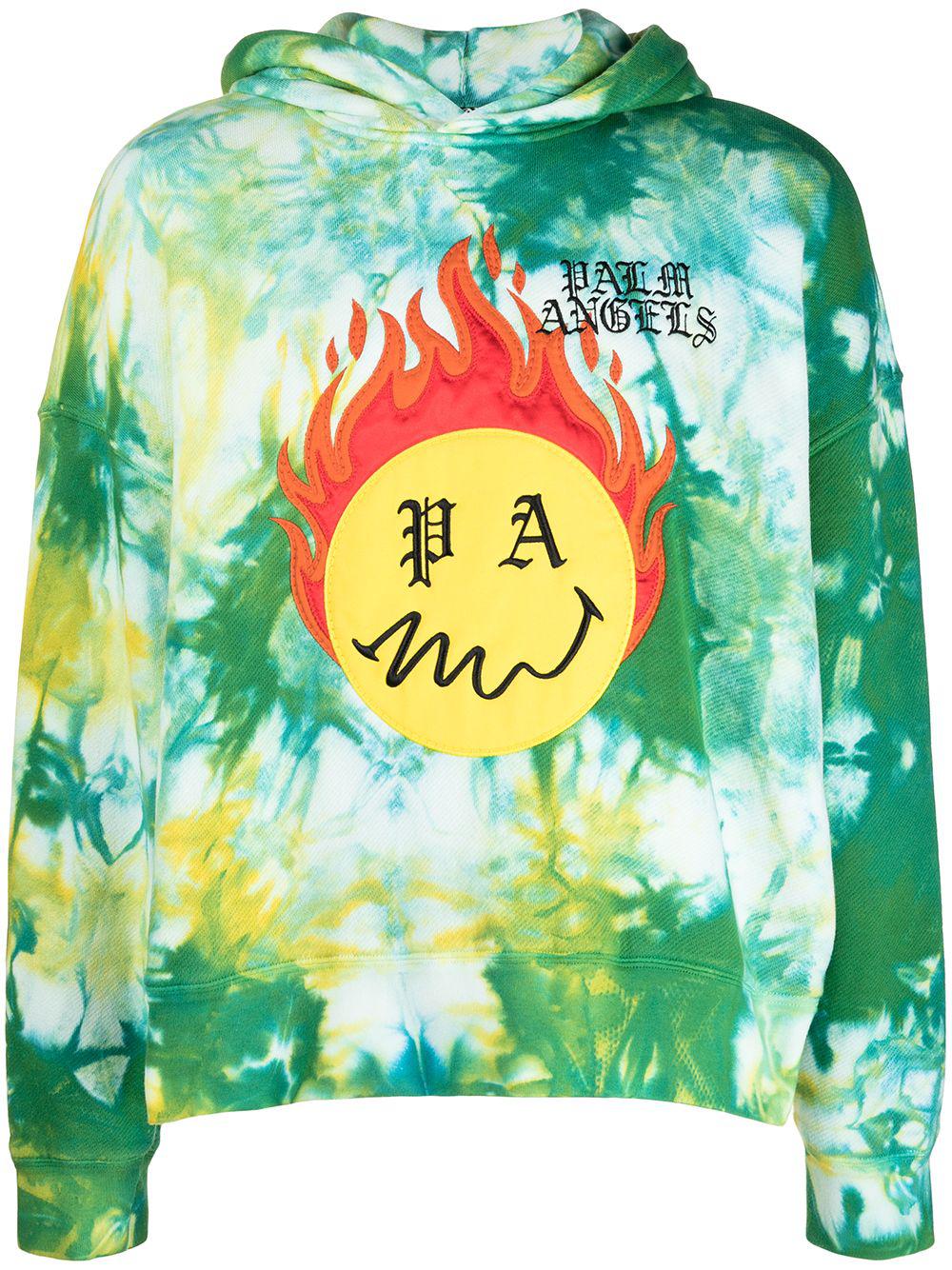 tie-dye hoodie by PALM ANGELS