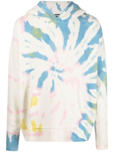 tie-dye-print hoodie by PALM ANGELS