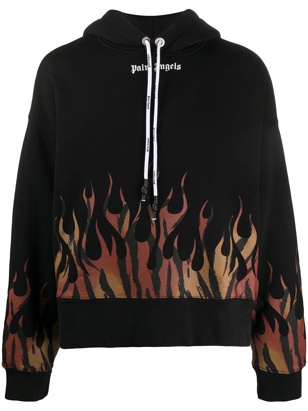 tiger flames hoodie by PALM ANGELS