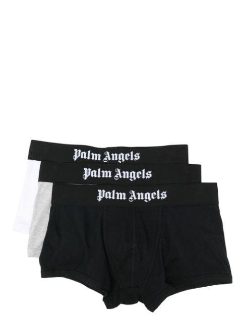 tri-pack logo-waistband boxer set by PALM ANGELS