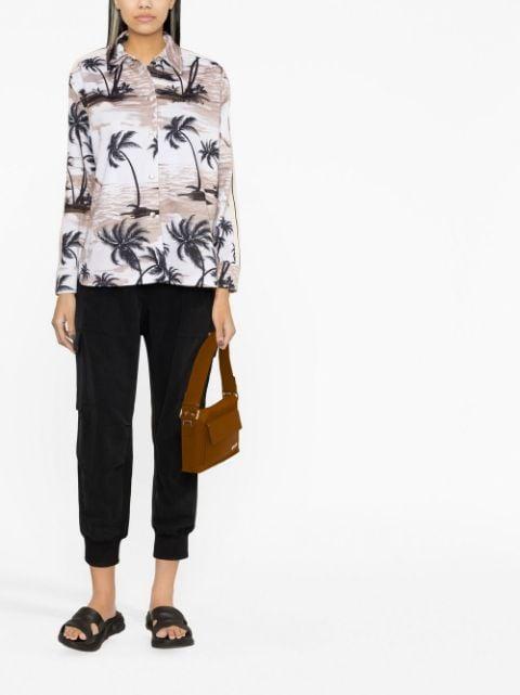 tropical-print long-sleeve shirt by PALM ANGELS