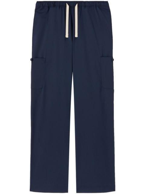 twill loose-fit trousers by PALM ANGELS