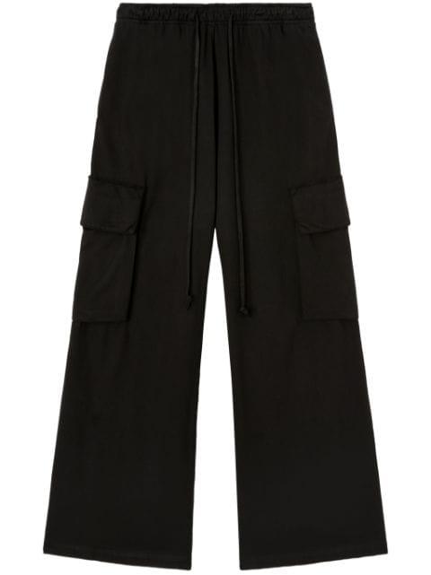 wide-leg cotton cargo trousers by PALM ANGELS