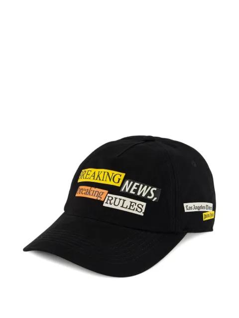 x LA Times cotton cap by PALM ANGELS