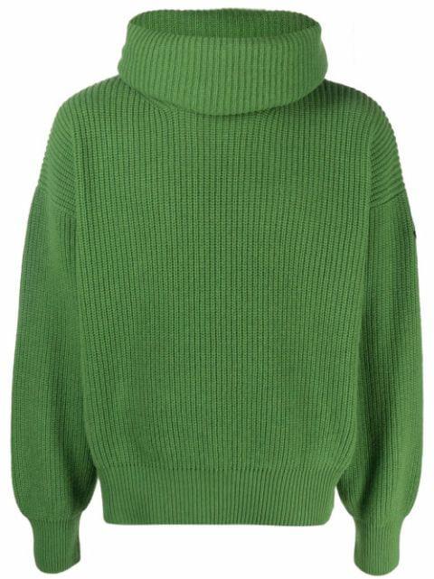 x Moncler roll neck wool sweater by PALM ANGELS