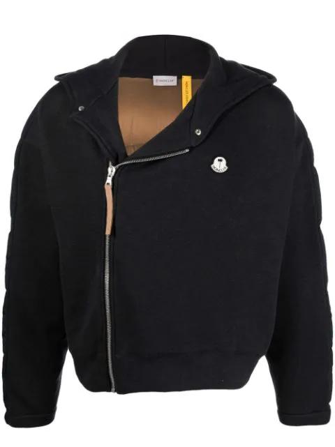 x Moncler side zip fastening padded jacket by PALM ANGELS