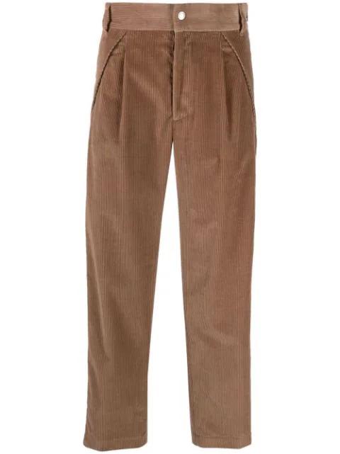 x Moncler straight-leg corduroy trousers by PALM ANGELS