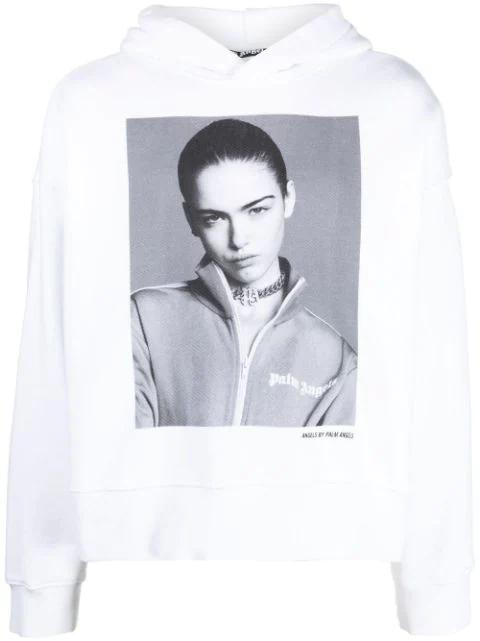 x Sims photograph-print hoodie by PALM ANGELS