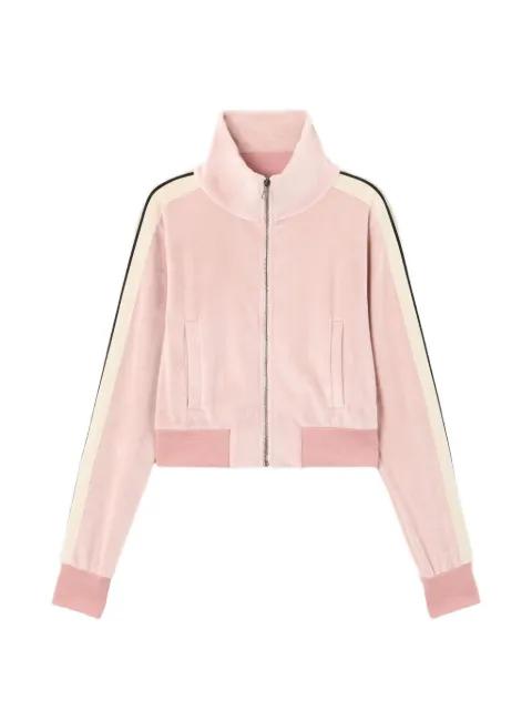 zip crop track jacket by PALM ANGELS