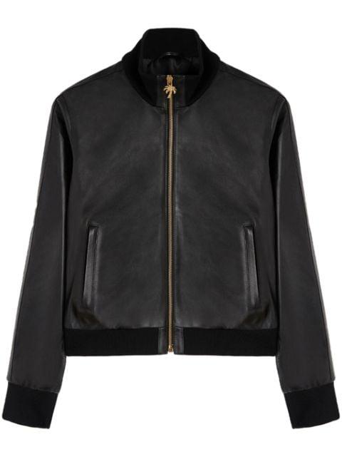 zip-up bomber jacket by PALM ANGELS