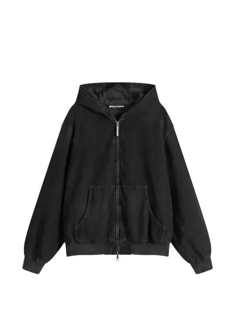 zip-up hoodied jacket by PALM ANGELS