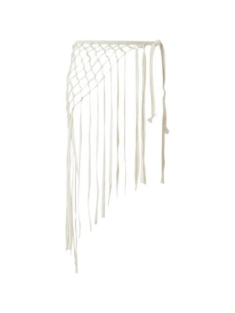 fringed skirt by PALMACEA