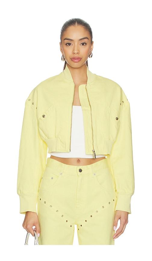 Palmatic Studio Rebelni Denim Jacket in Yellow by PALMATIC STUDIO