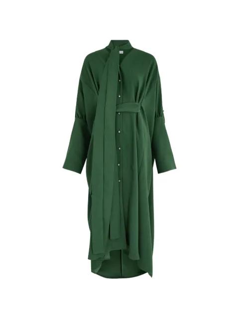 Emotive oversize collared maxi dress by PALMER//HARDING