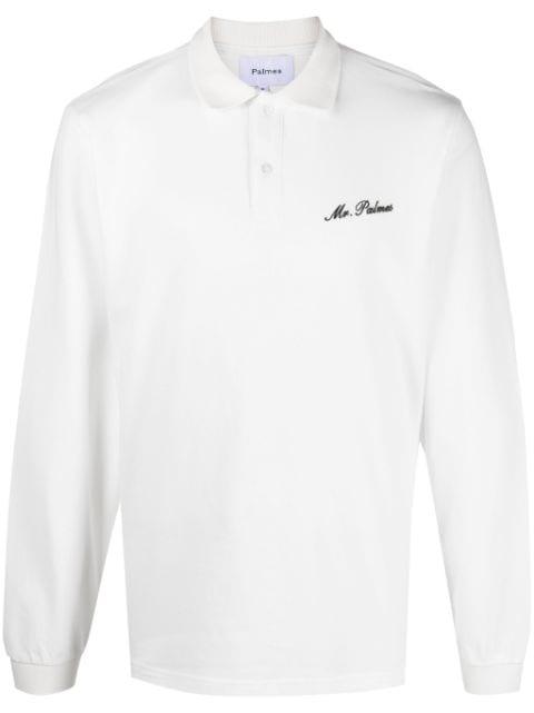 Mister LS logo-embroidered polo shirt by PALMES