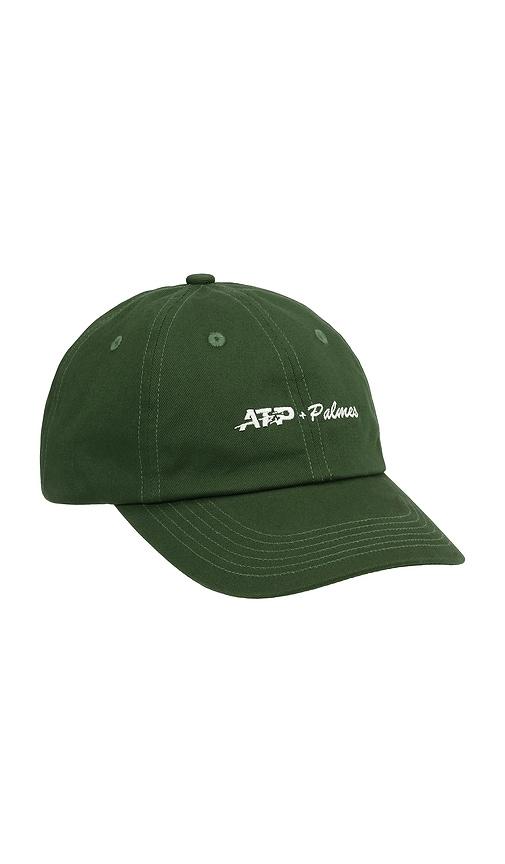 Palmes x ATP 6-Panel Cap in Dark Green by PALMES