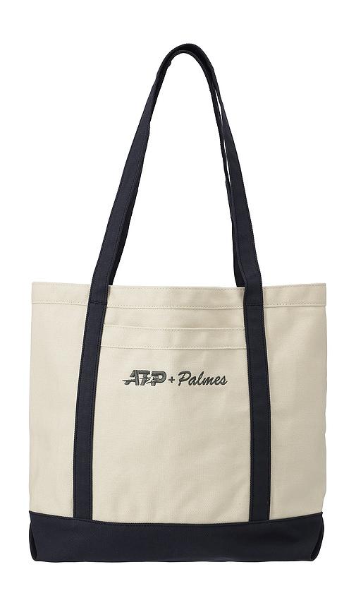 Palmes x ATP Tote Bag in White by PALMES