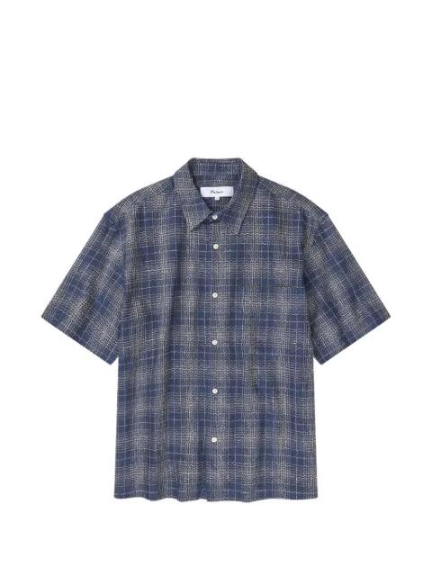 checked short-sleeve shirt by PALMES