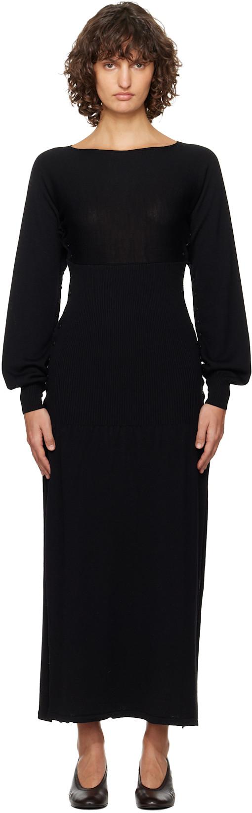 Black Fa Midi Dress by PALOMA WOOL